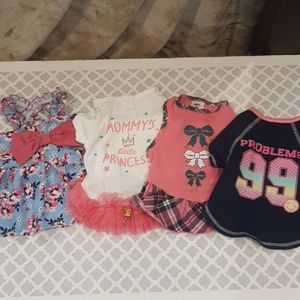 Dog Shirt/Dress Bundle